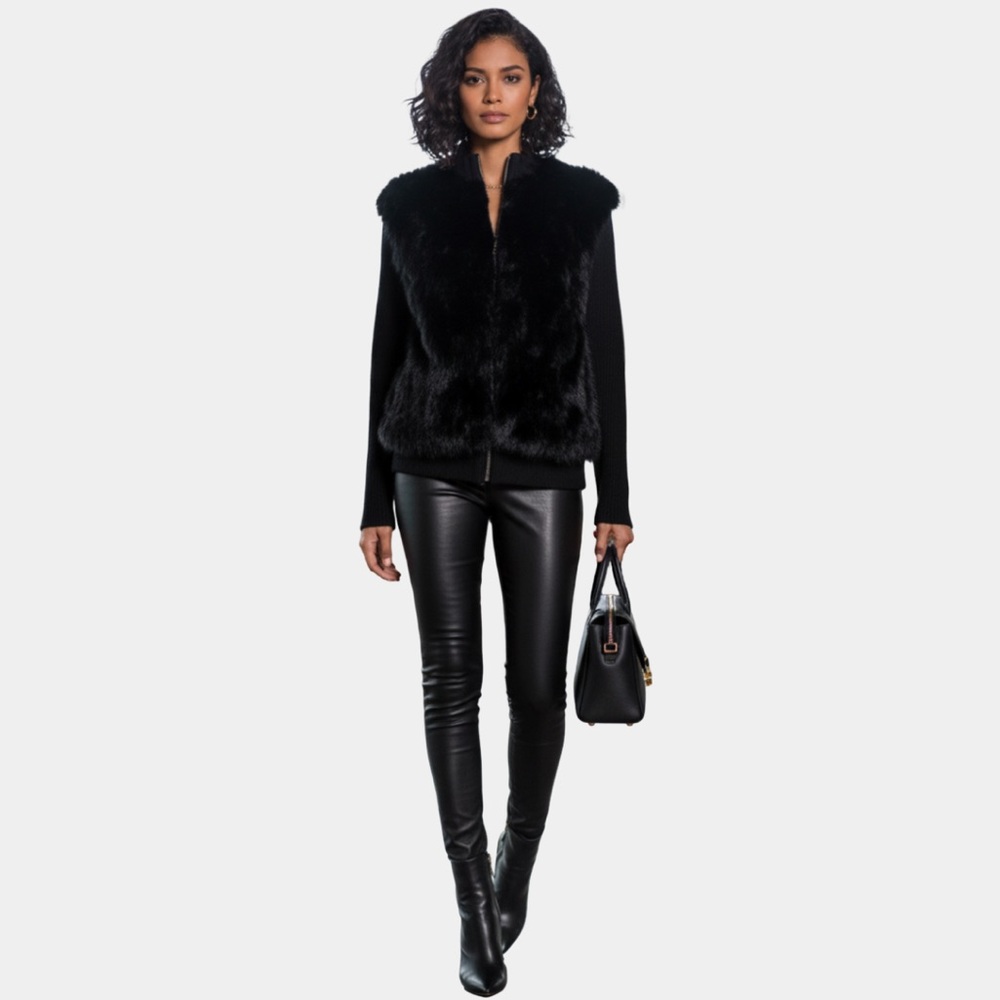 ADRIENNE LANDAU Rabbit Jacket - Picture 10 of 10